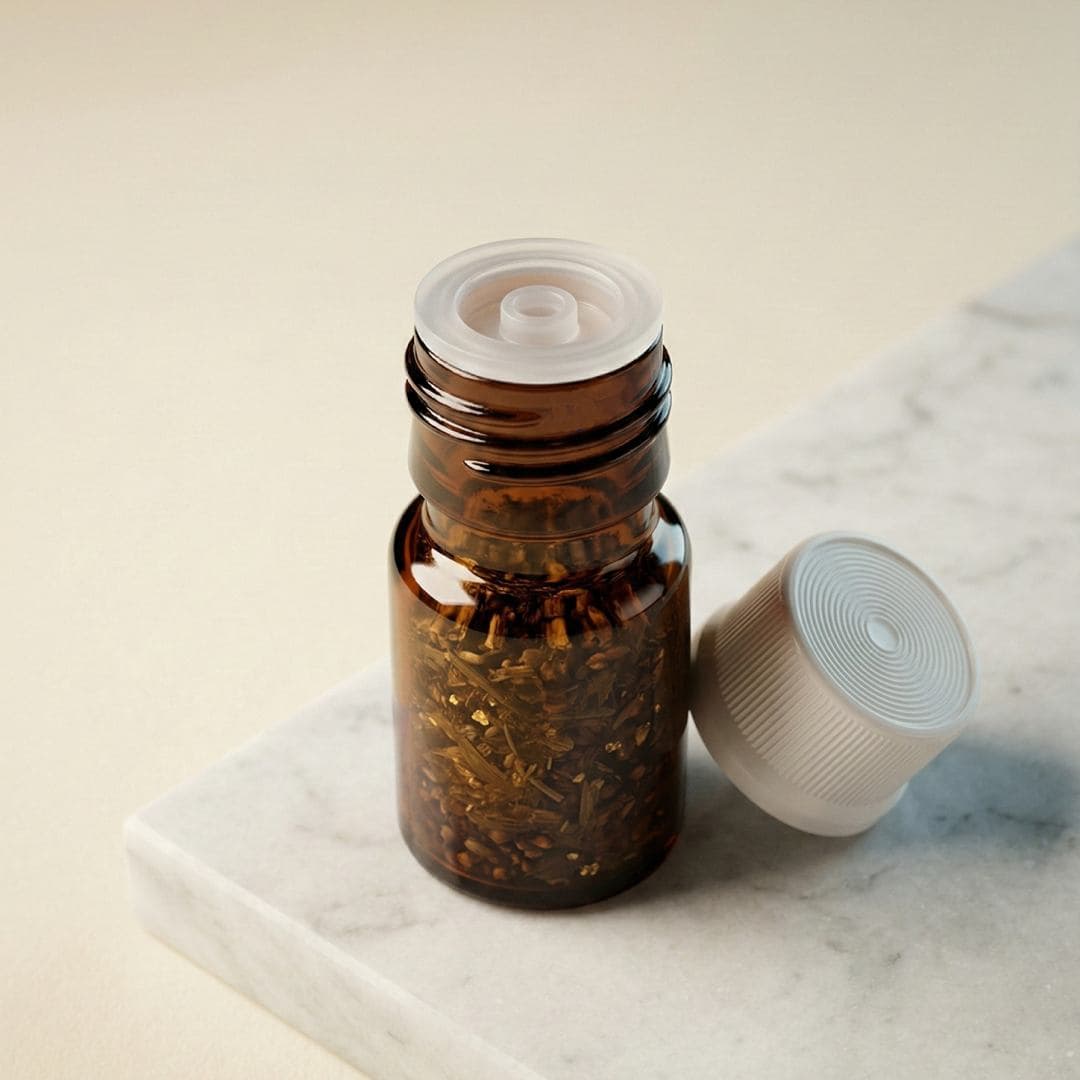 HappyNoL 15ml Amber Plastic (PET) Dropper Bottle
