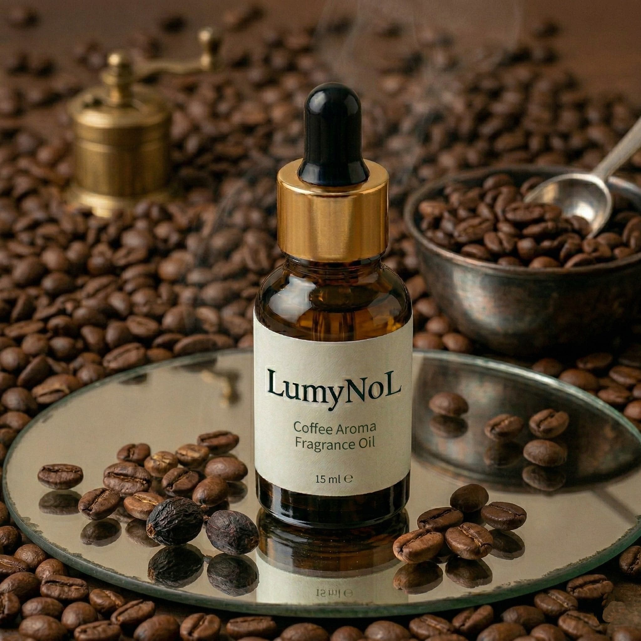 LumyNoL Fragrance Oil - Coffee Aroma | Aroma Oil for Home Fragrance | Best for Aromatherapy | Helps in Meditation |Used in Di
