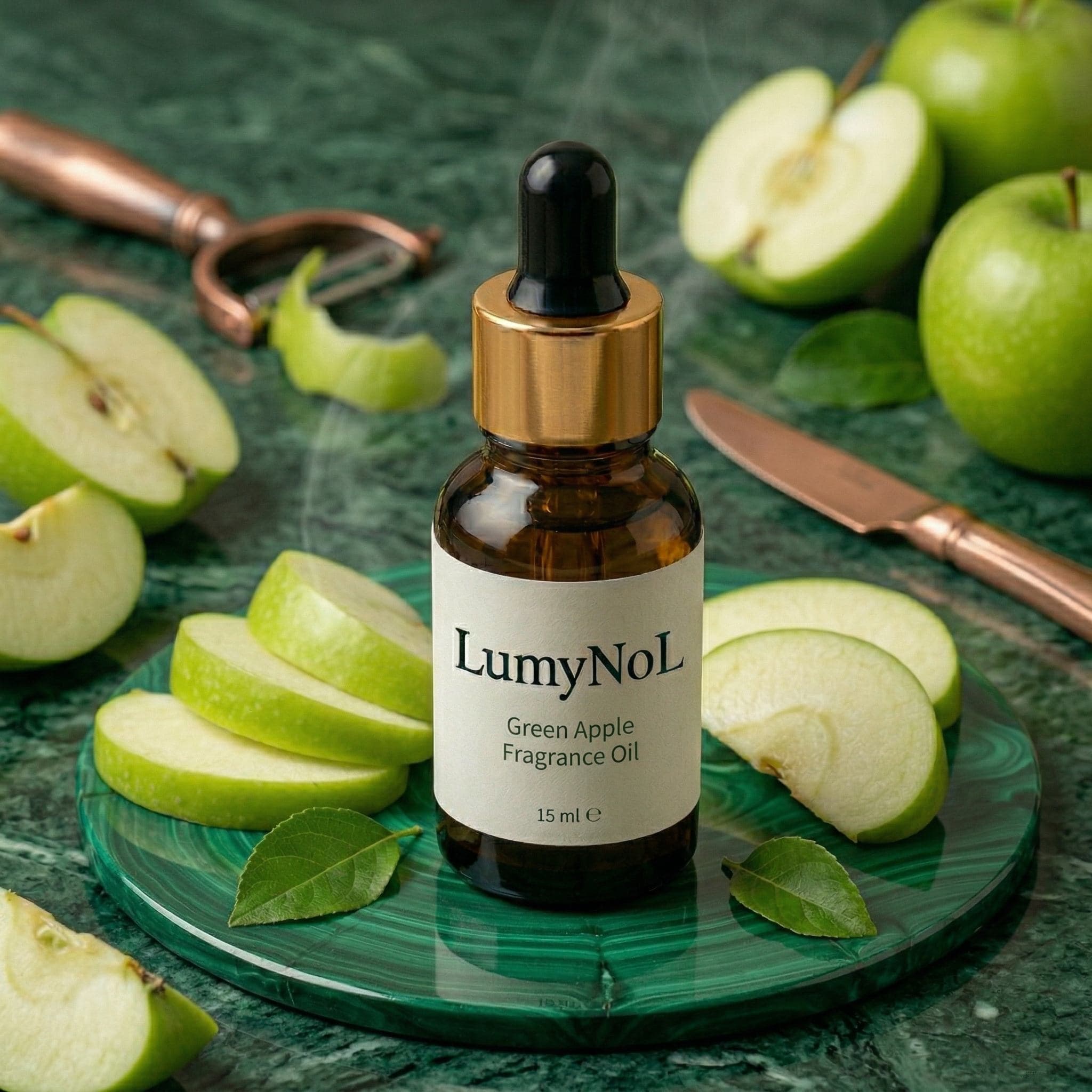 LumyNoL Green Apple Fragrance Oil — IFRA Certified, 15 ml to 500 ml