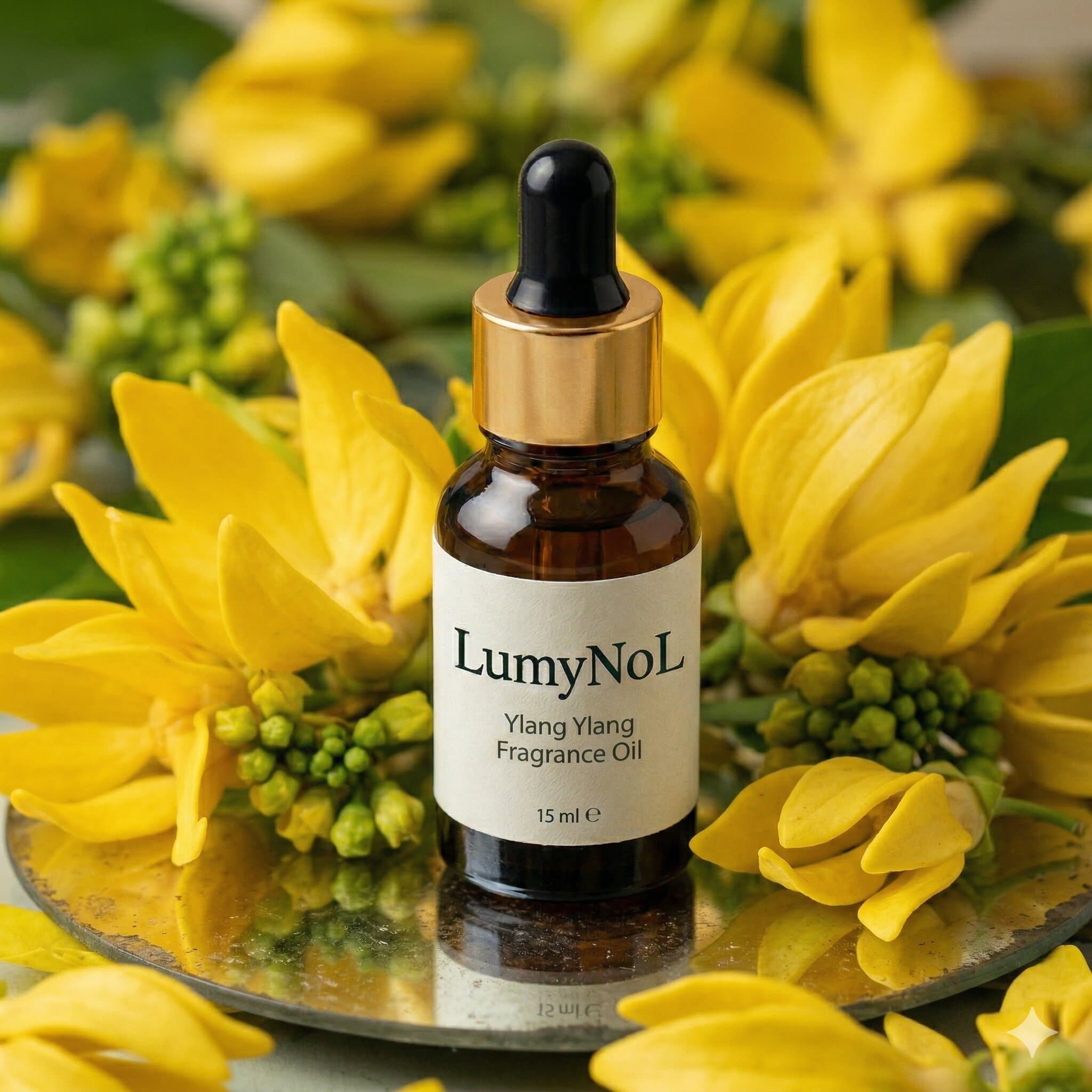 LumyNoL Premium Ylang Ylang Fragrance Oil for Candles, Diffusers, Aromatherapy and Room Diffusers I IFRA Certified
