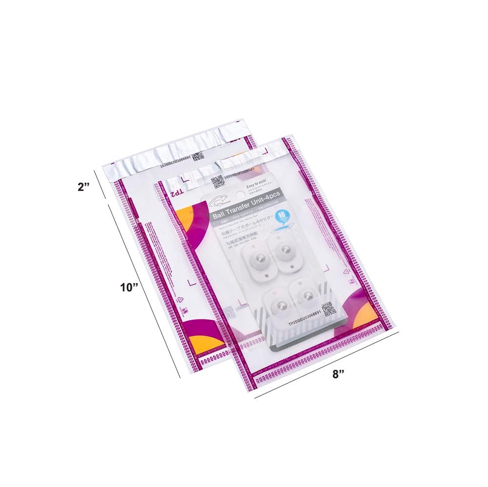 8x10 Inch Meesho Transparent Courier Bags WITHOUT POD Jacket